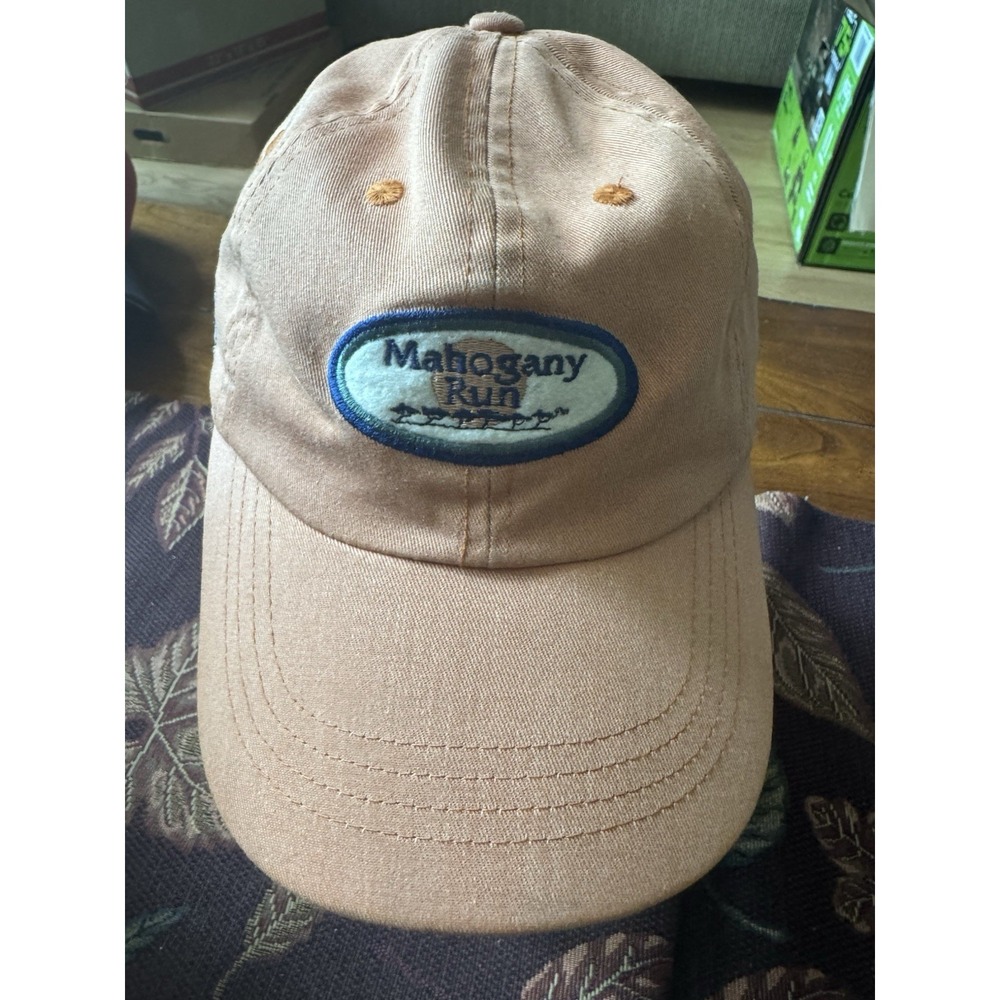Vintage Ahead Mahogany Run Golf Hat St Thomas US Virgin Islands Dad Cap